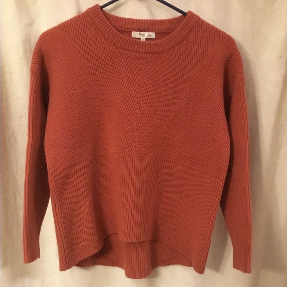 Madewell Moderne Salmon Sweater Style E1582 $110